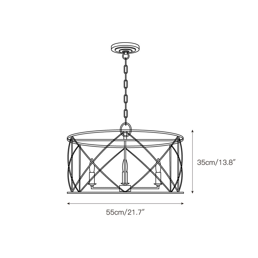 Waegnuvyu candelabru din metal, modern, minimalist, vintage, industrial, în formă de lanternă
