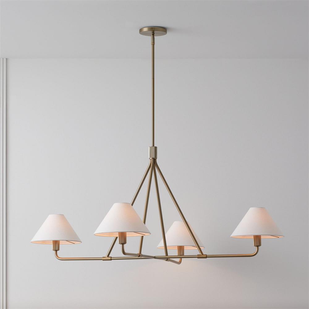 Ornuvyh candelabru din metal și material textil, vintage, industrial