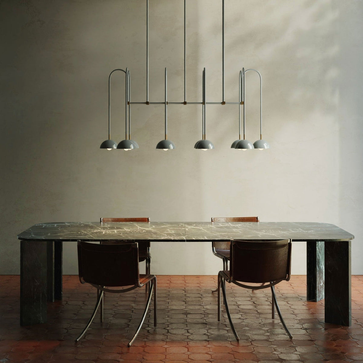 Blikuvyh candelabru Vintage industrial Atelier din alamă