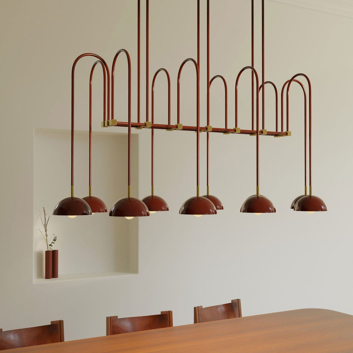 Blikuvyh candelabru Vintage industrial Atelier din alamă