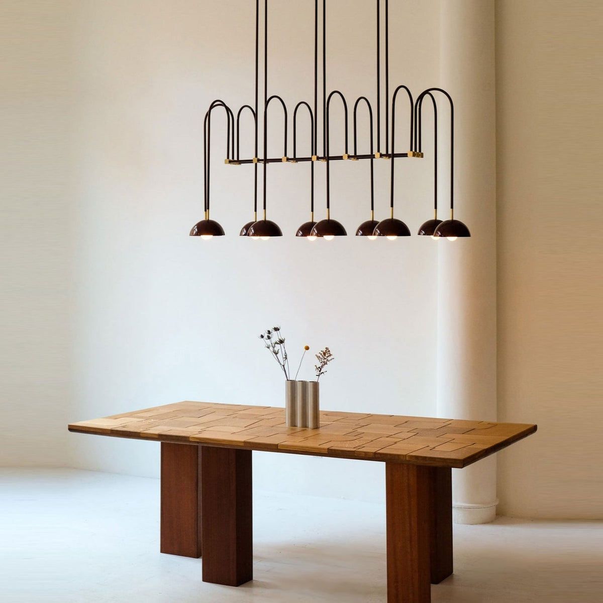 Blikuvyh candelabru Vintage industrial Atelier din alamă