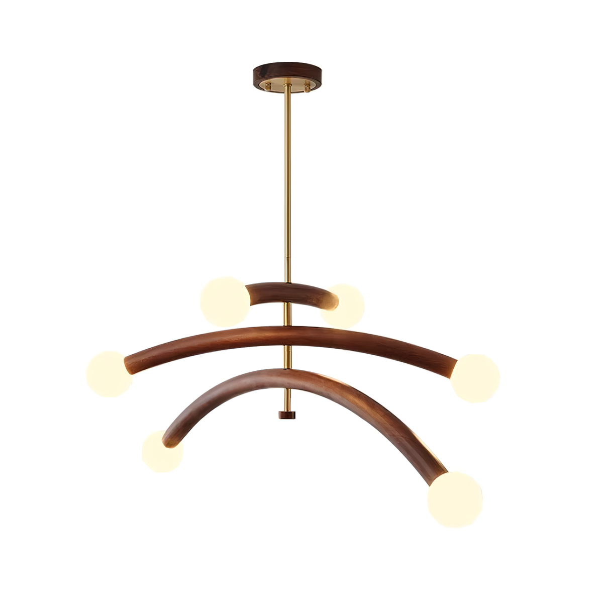 Aurevia candelabru, arcuit, cu glob