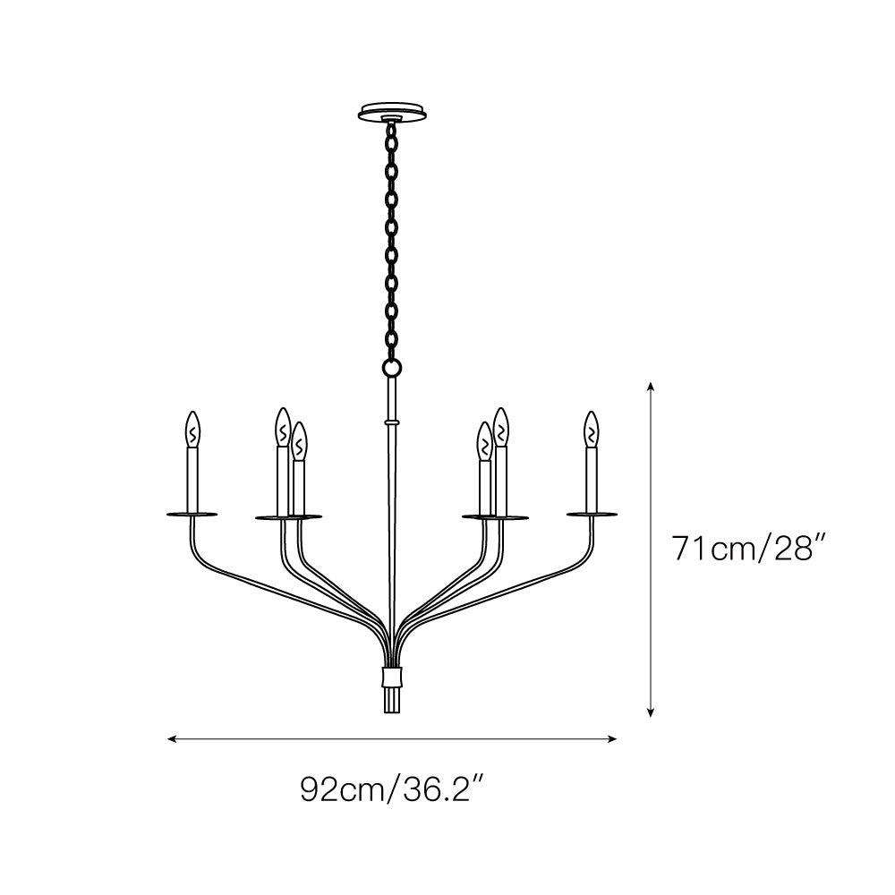 Caeluvyh candelabru negru din metal, vintage, industrial
