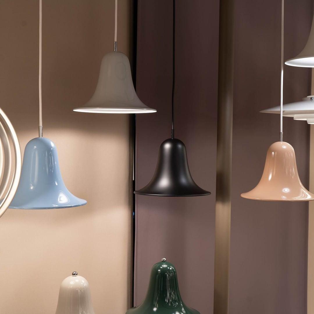 Nevin lampă suspendată, minimalistă, în formă de clopot, cu abajur