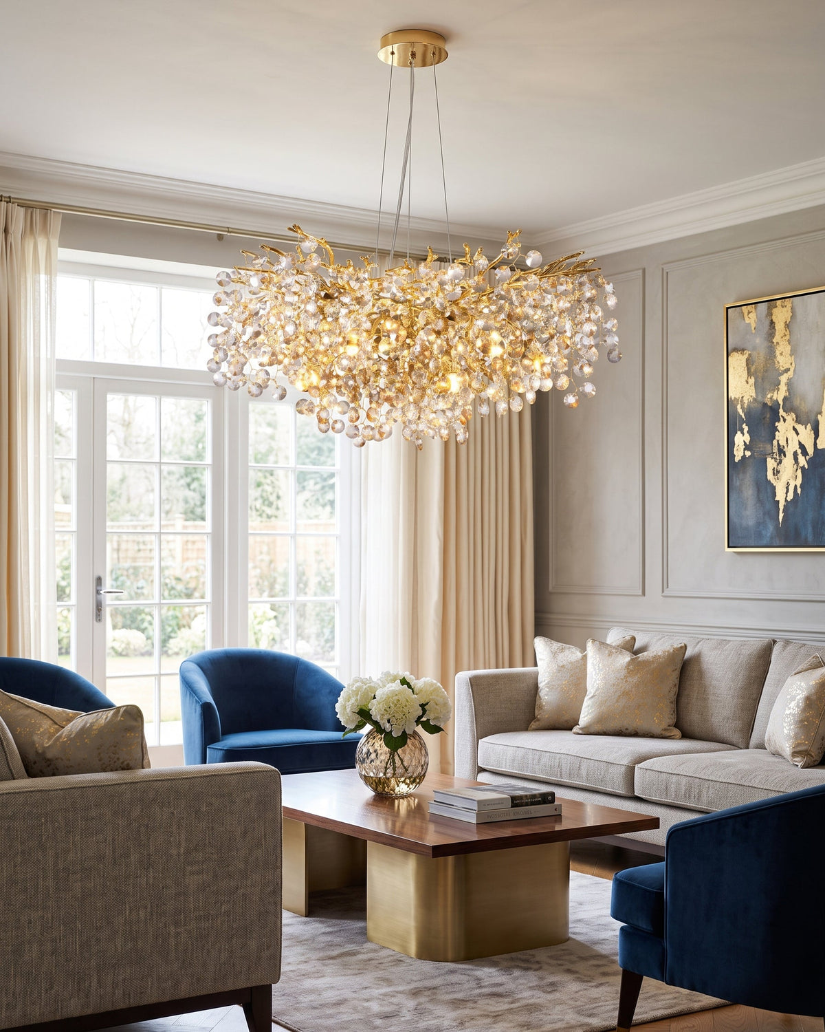 Loxhurst candelabru de cristal