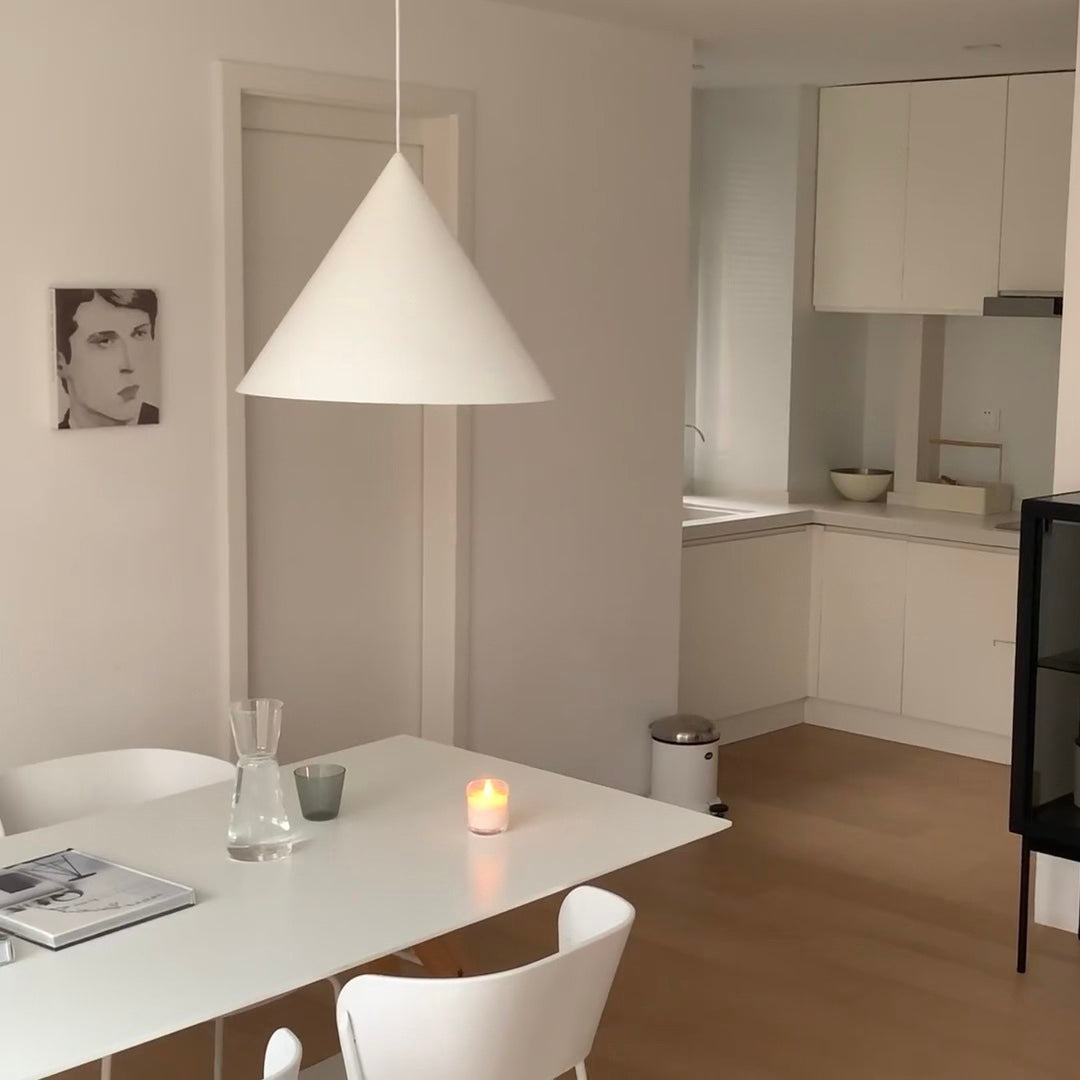 Caeluvyu lampă suspendată din metal, modernă, minimalistă, închisă