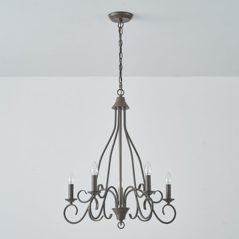 Dvaluvyu candelabru din metal, vintage, industrial