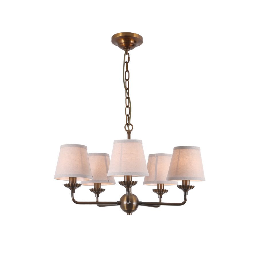 Gloruvyh candelabru din material textil și metal, vintage, industrial