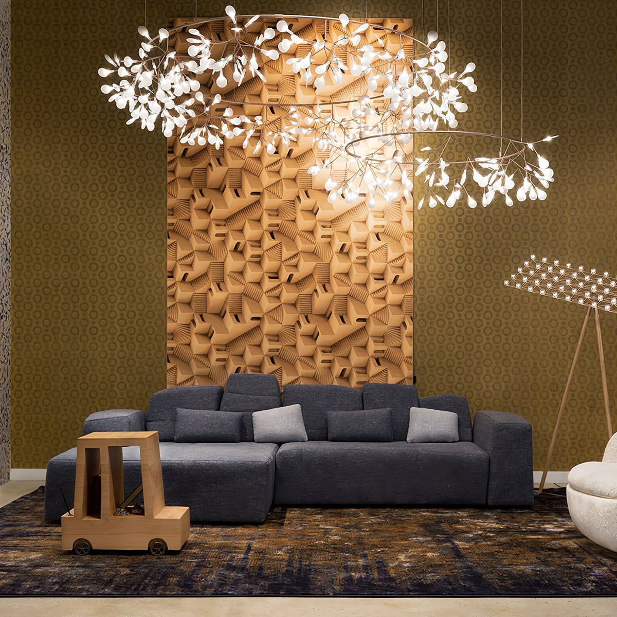 Dore candelabru Firefly ramură LED