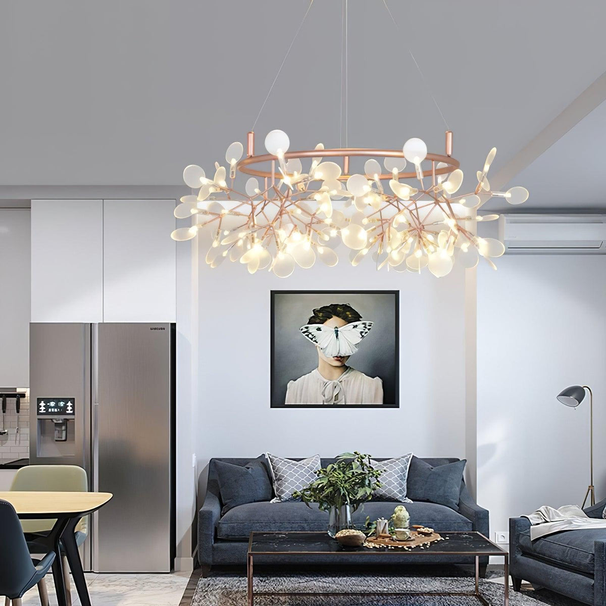 Dore candelabru Firefly ramură LED