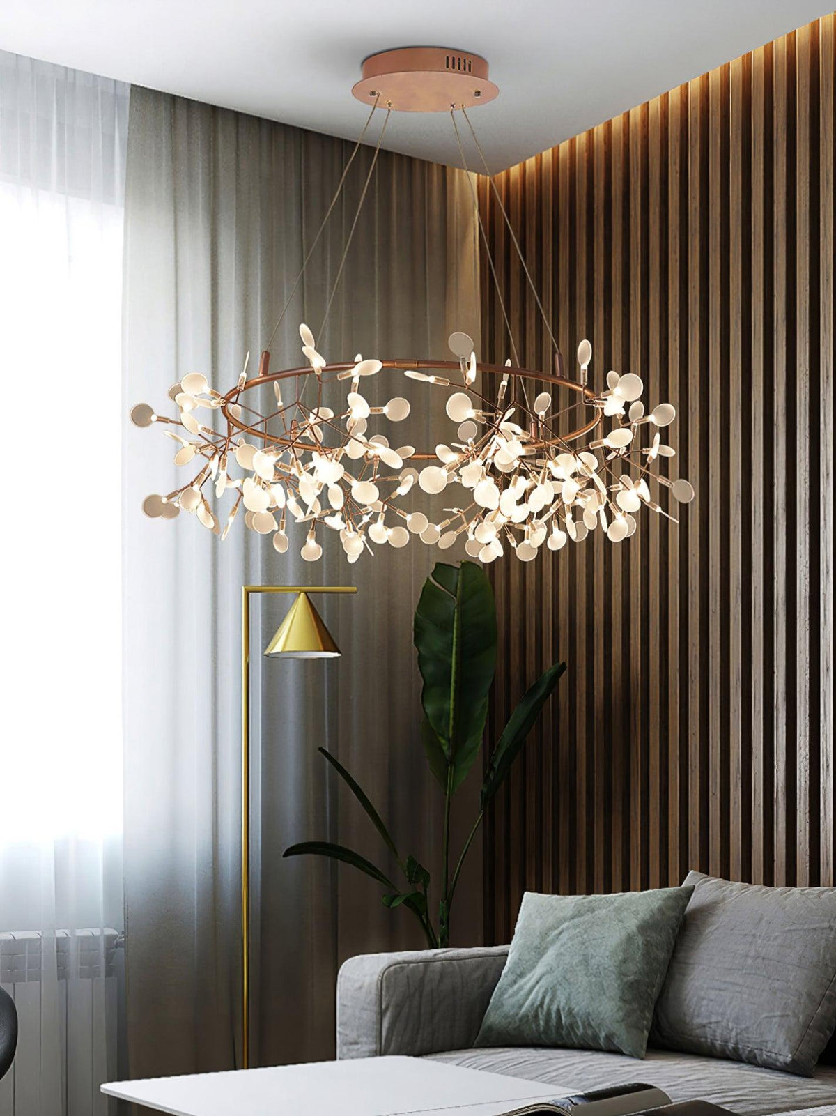 Dore candelabru Firefly ramură LED