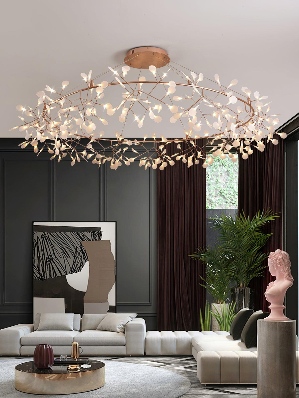 Dore candelabru Firefly ramură LED