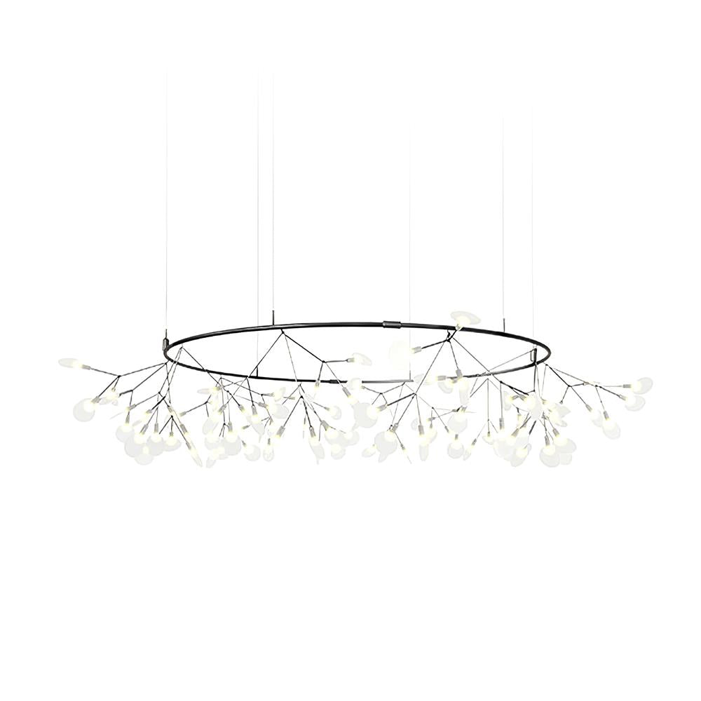 Candelabru negru Firefly LED