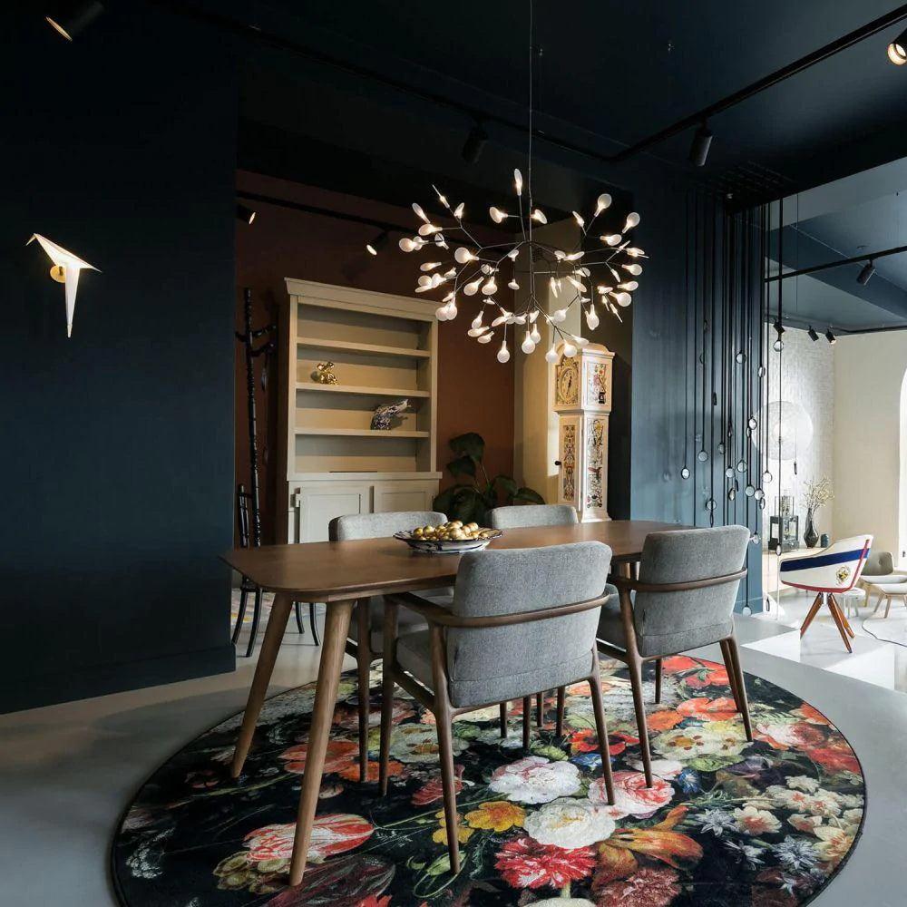 Candelabru negru Firefly LED