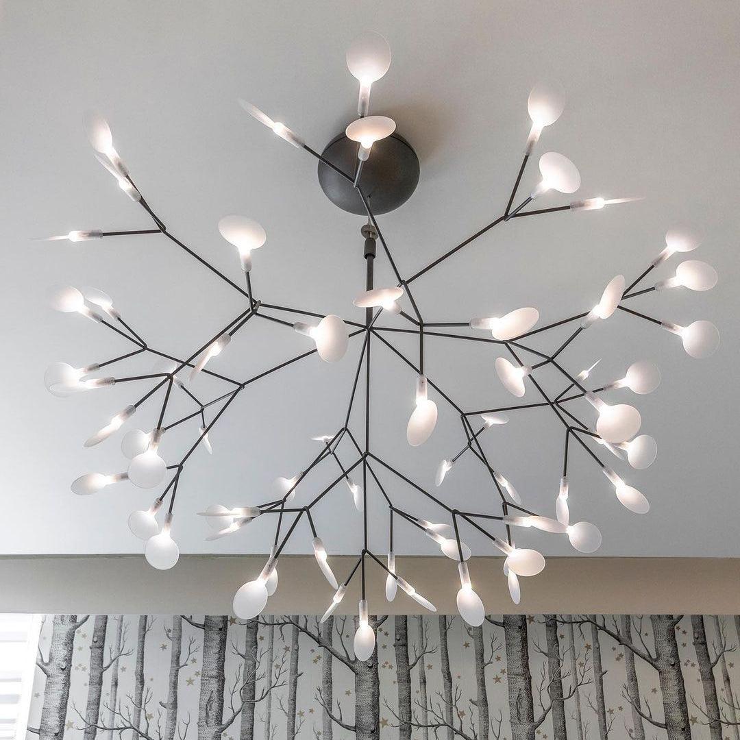 Candelabru negru Firefly LED