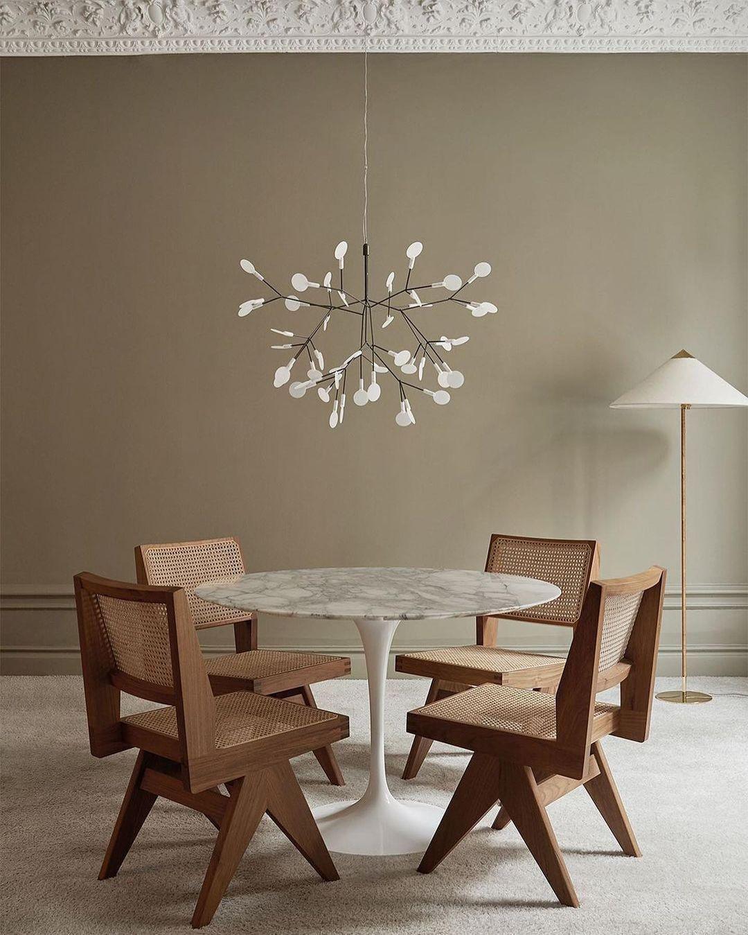 Candelabru negru Firefly LED