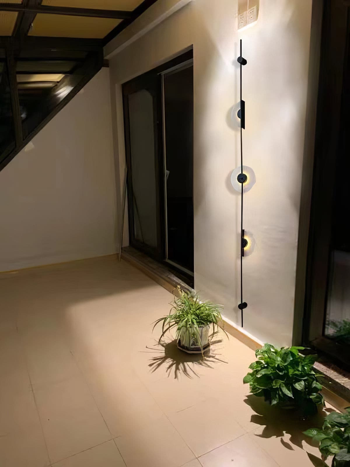 Slender aplică de perete din alabastru, modernă, minimalistă
