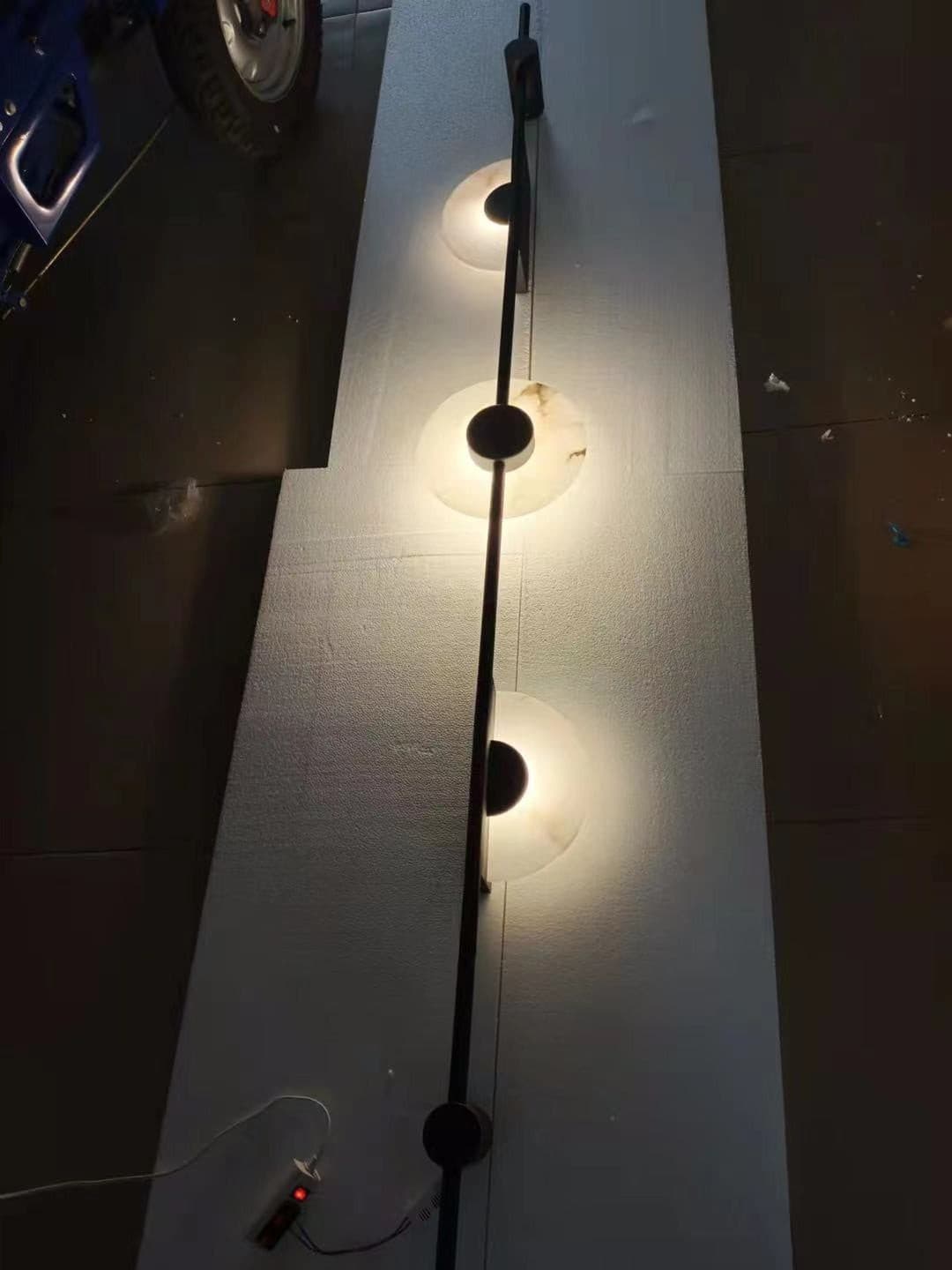 Slender aplică de perete din alabastru, modernă, minimalistă