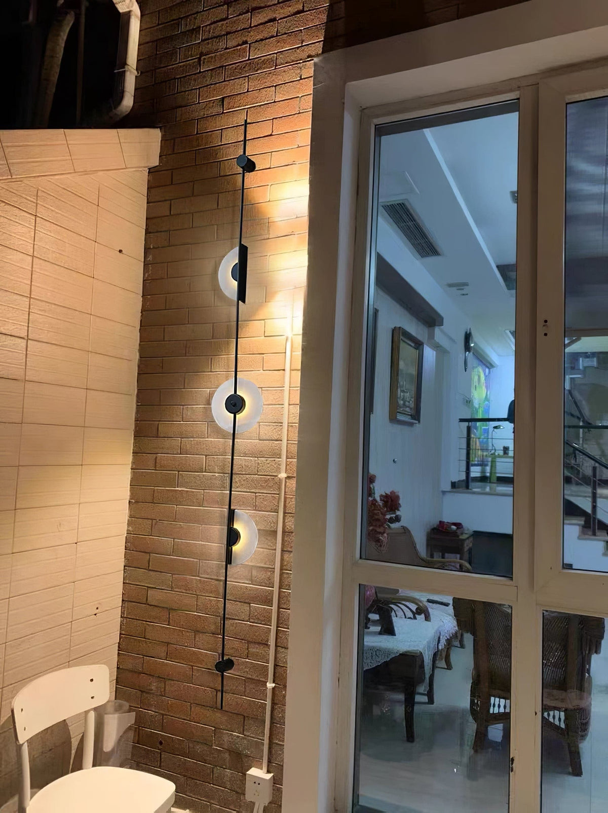 Slender aplică de perete din alabastru, modernă, minimalistă