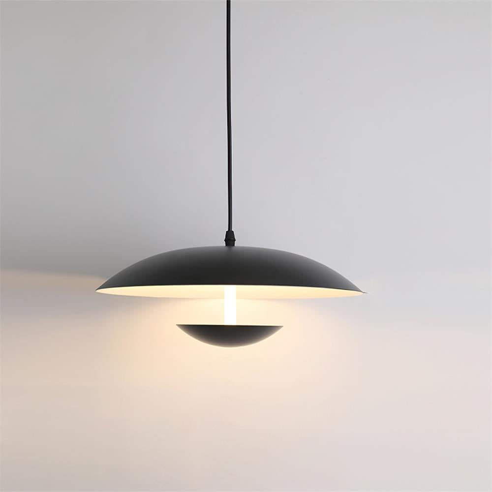 Veliina lampă suspendată neagră, minimalistă