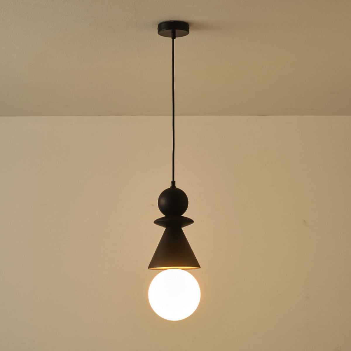 Alderelle lampă suspendată Stacked lemn Totem