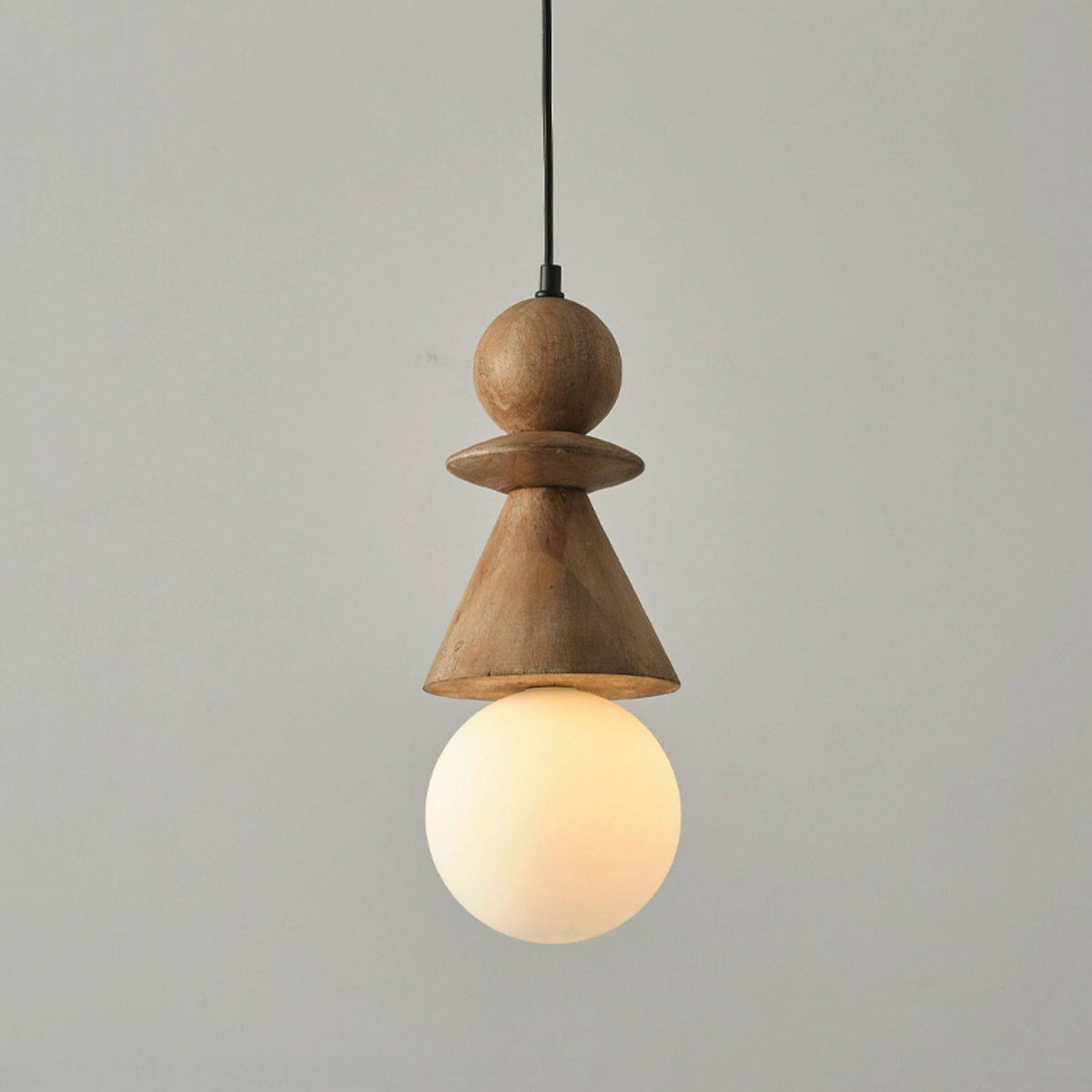 Alderelle lampă suspendată Stacked lemn Totem