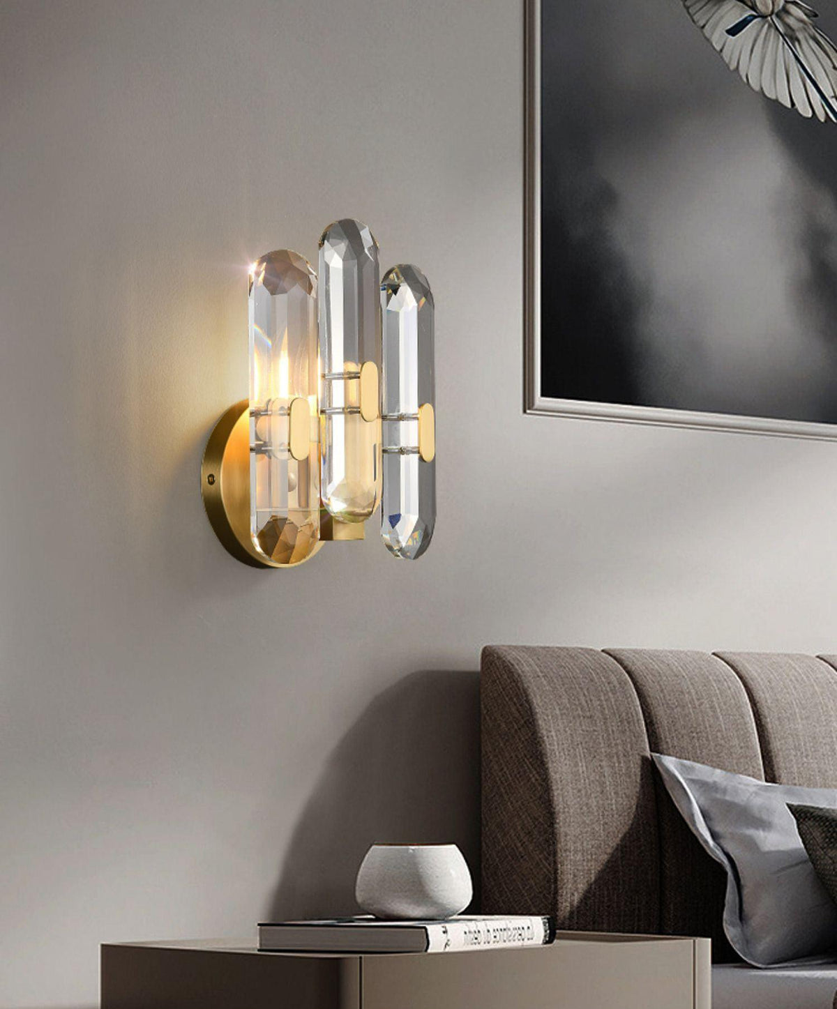Gevon aplică de perete Postmodernă Lux cristal