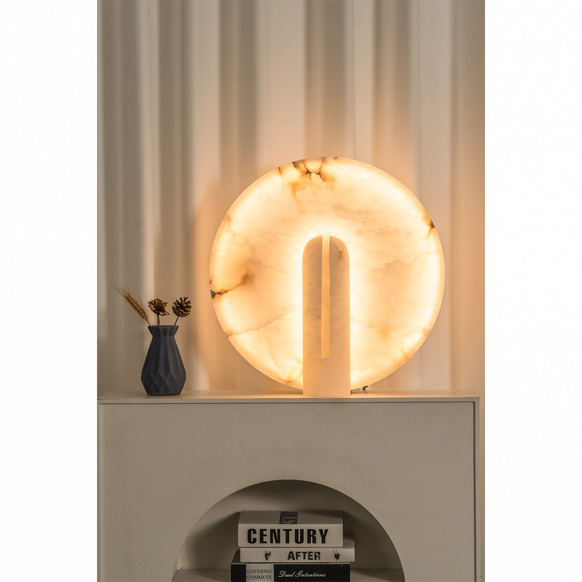 Yavren lampă de masă din alabastru