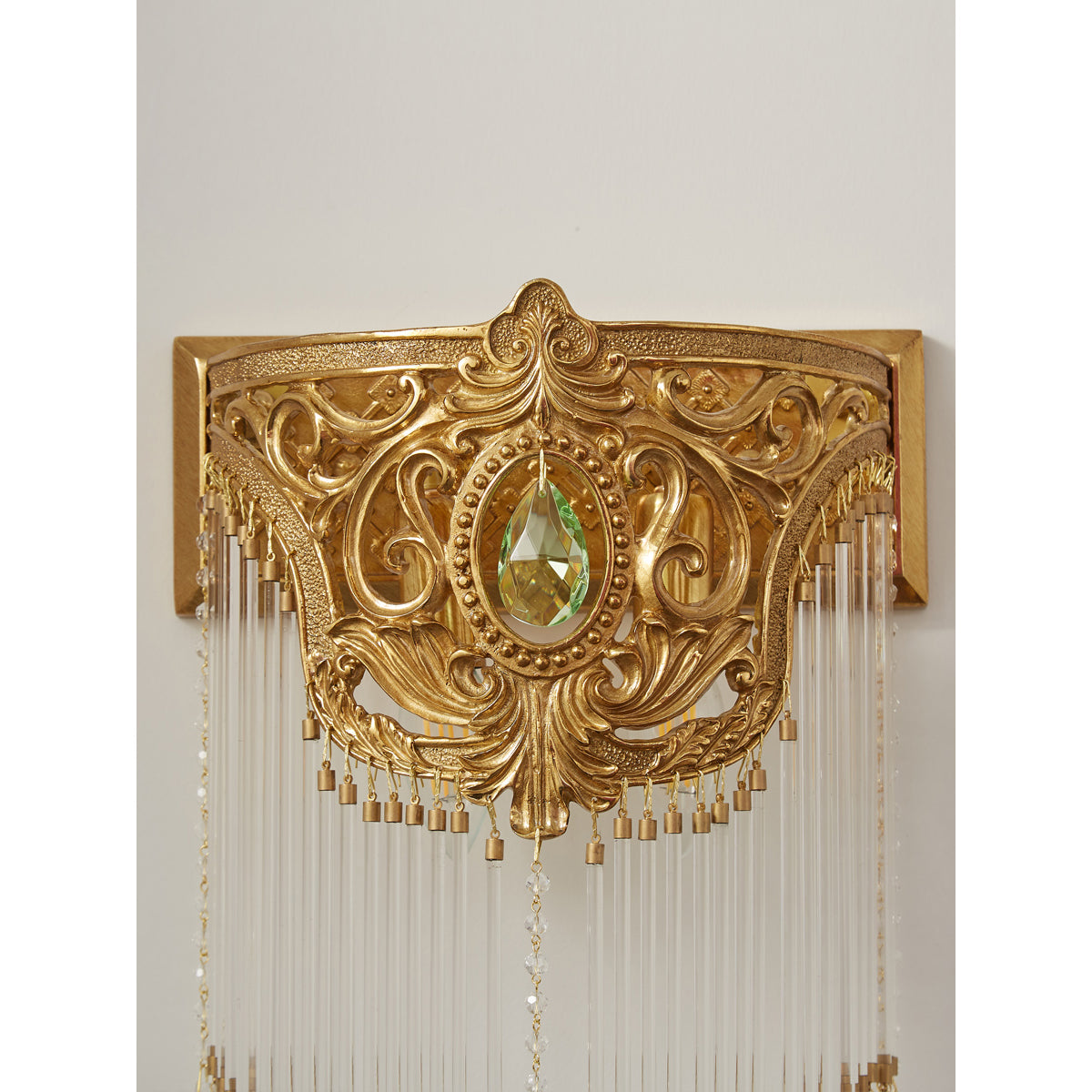 Bow Tie auriu cristal Fringe aplică de perete