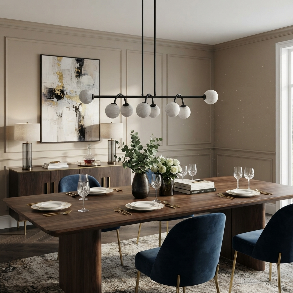 Elmsstone Candelabru din alabastru