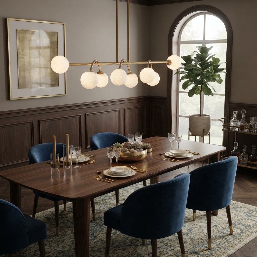 Elmsstone Candelabru din alabastru