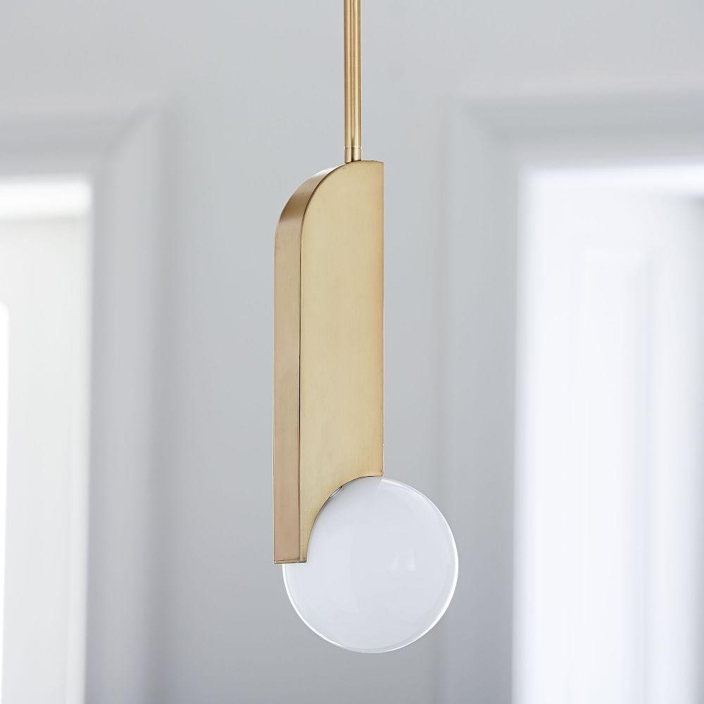 Eirelelia lampă suspendată din sticlă, elegantă