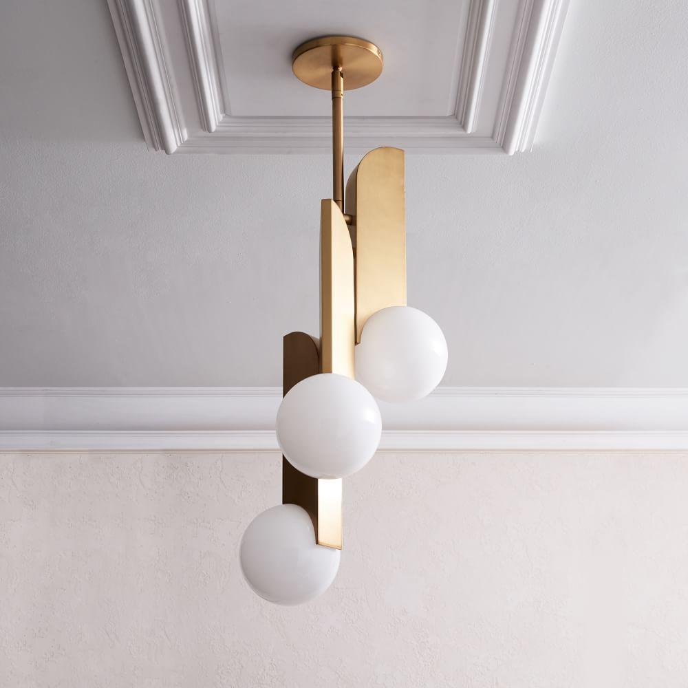 Eirelelia lampă suspendată din sticlă, elegantă