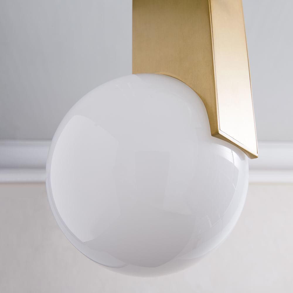 Eirelelia lampă suspendată din sticlă, elegantă
