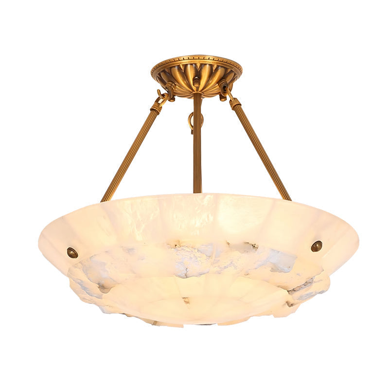 Nomen lampă suspendată Bowl alabastru Eleganță