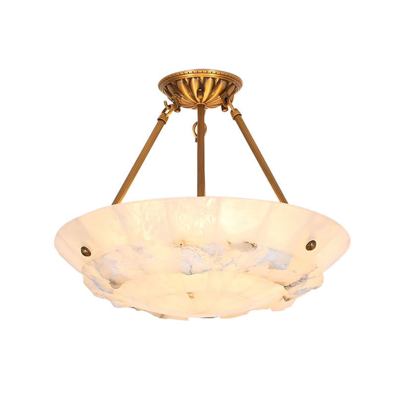Nomen lampă suspendată Bowl alabastru Eleganță