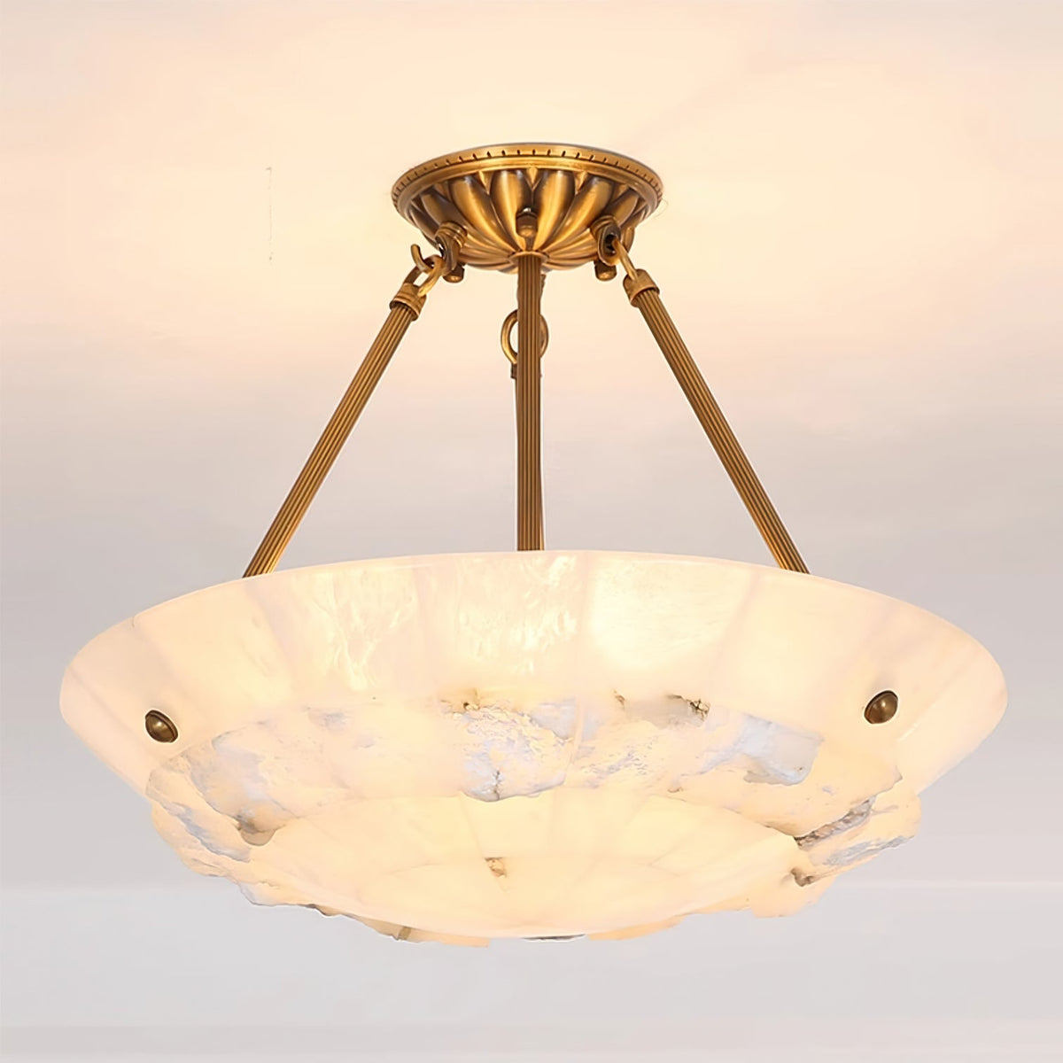 Nomen lampă suspendată Bowl alabastru Eleganță