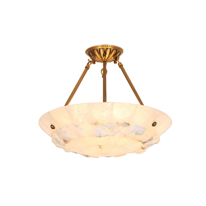 Nomen lampă suspendată Bowl alabastru Eleganță