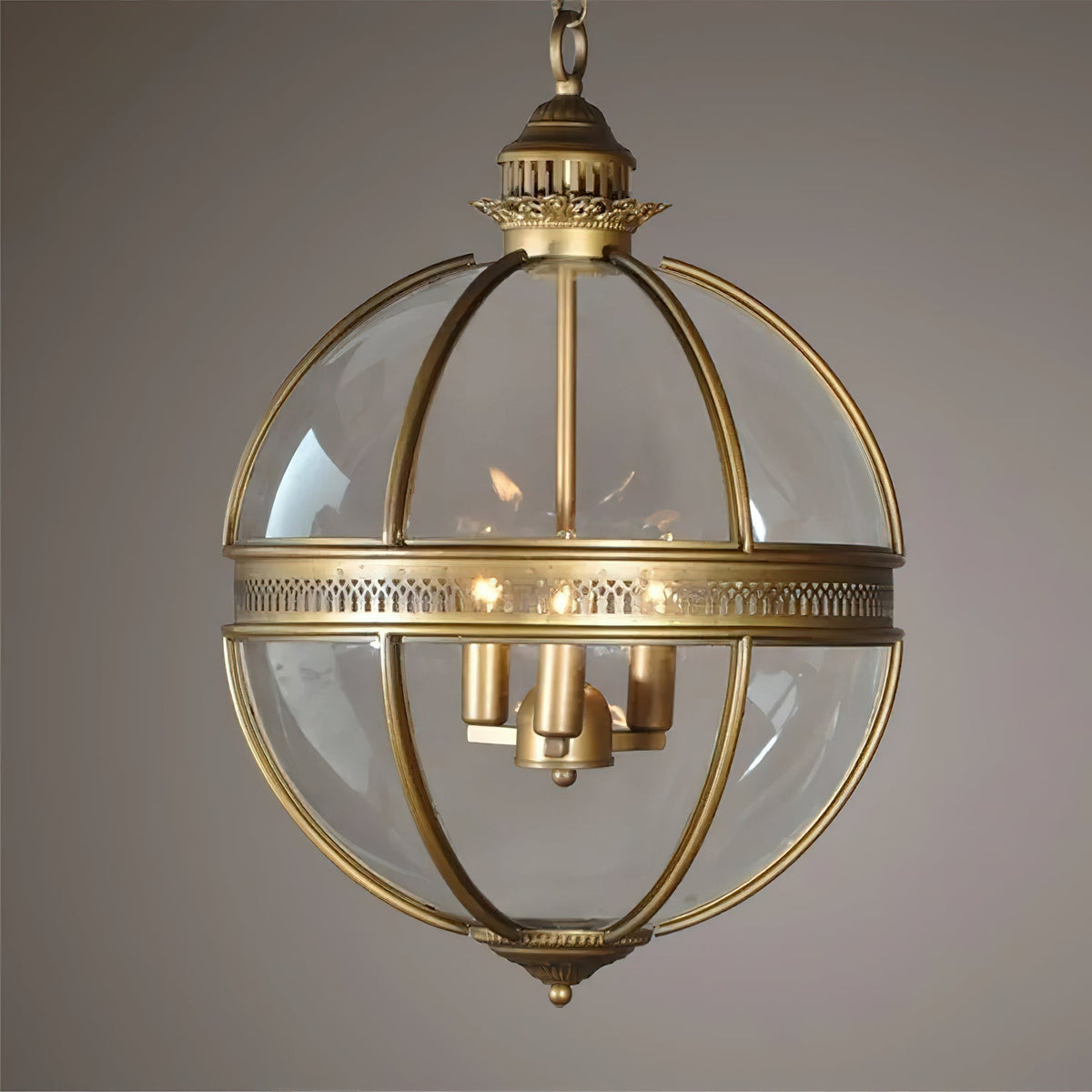 Svelte lampă suspendată din sticlă, vintage, industrială