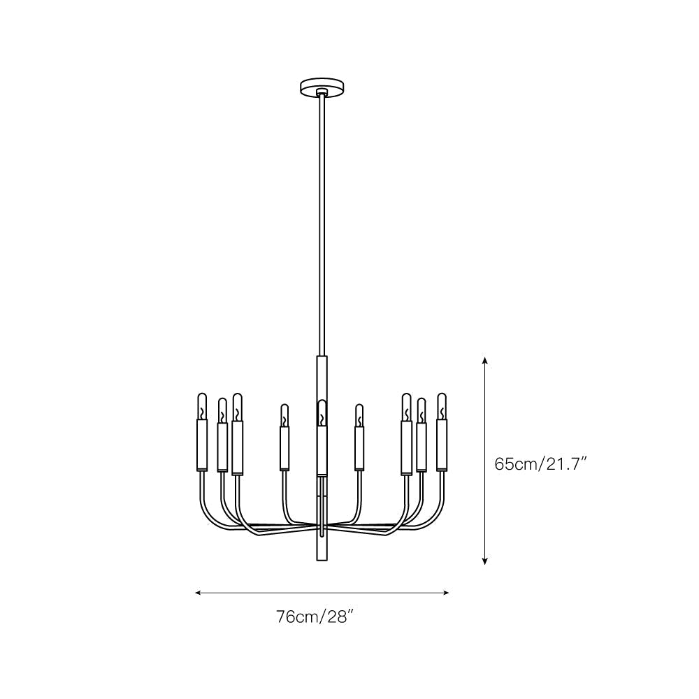 Oriirora candelabru din alamă