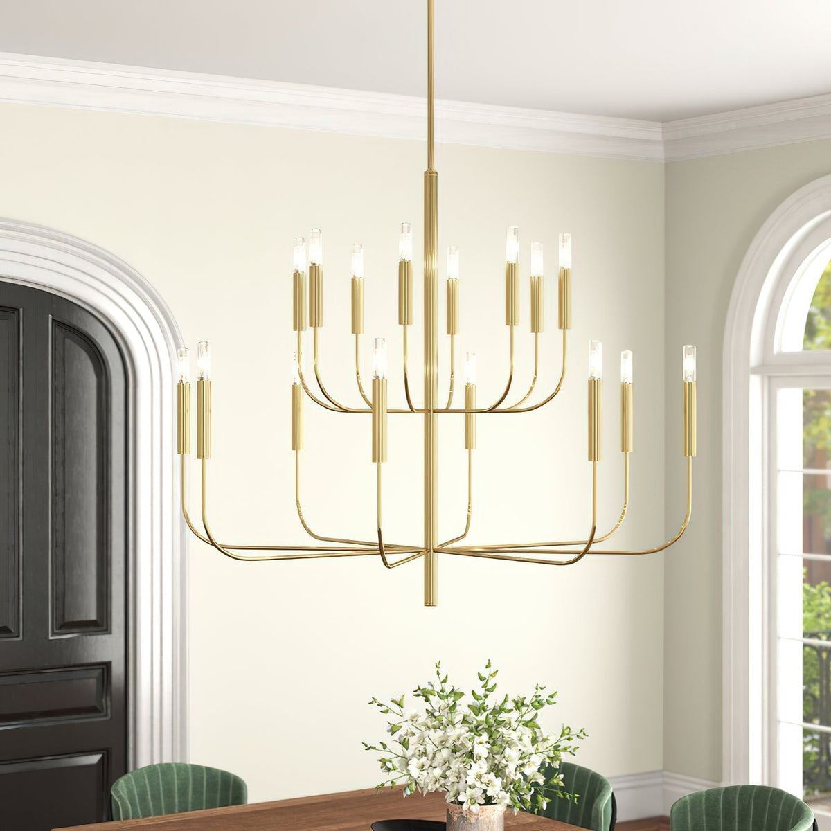 Oriirora candelabru din alamă
