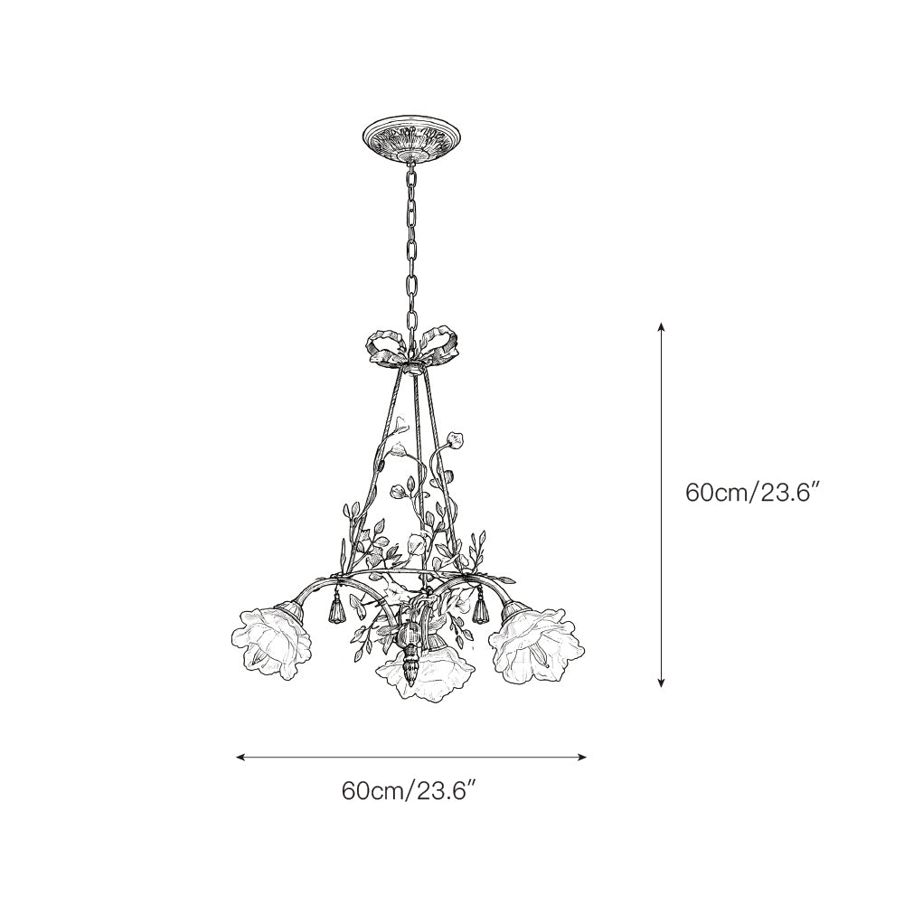 Caleira Rose candelabru