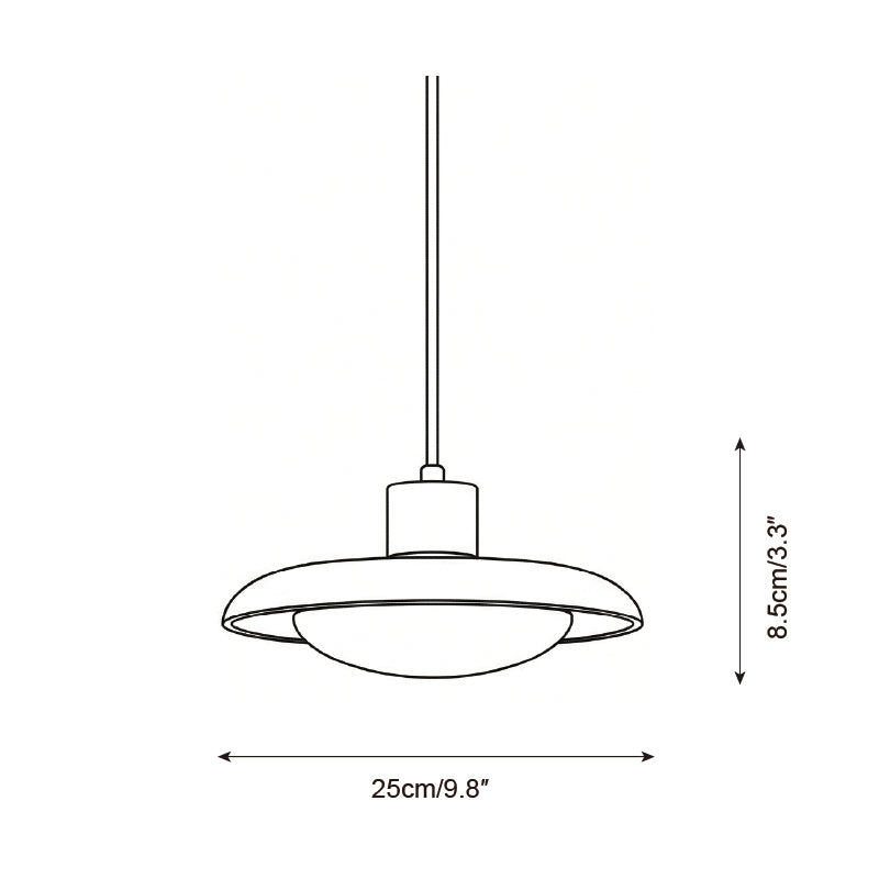 Terra lampă suspendată