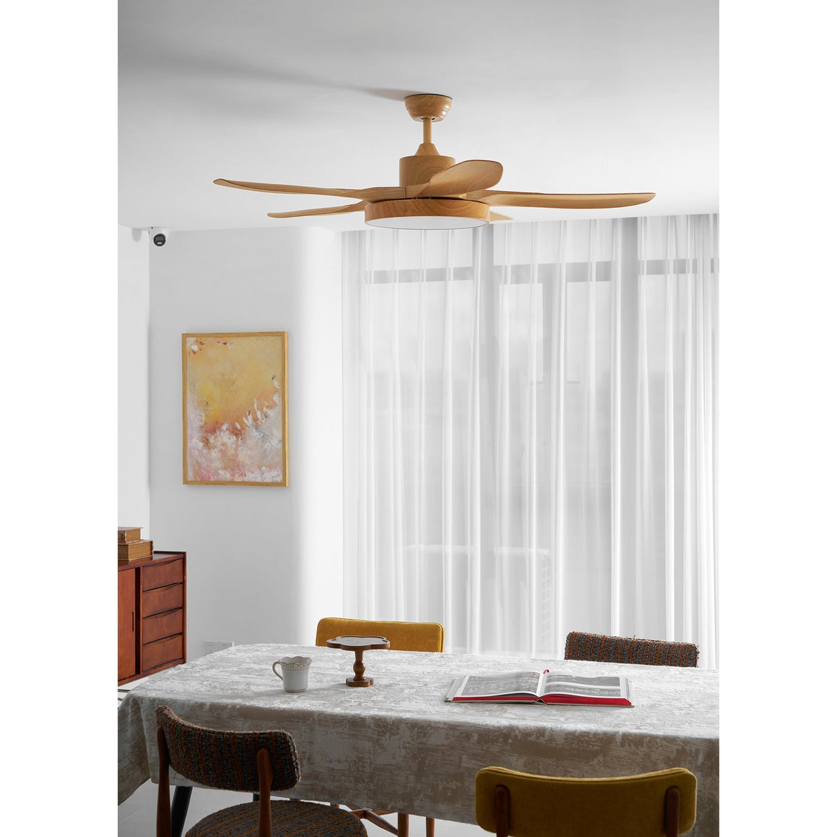 Teriinena ventilator de tavan cu lumină