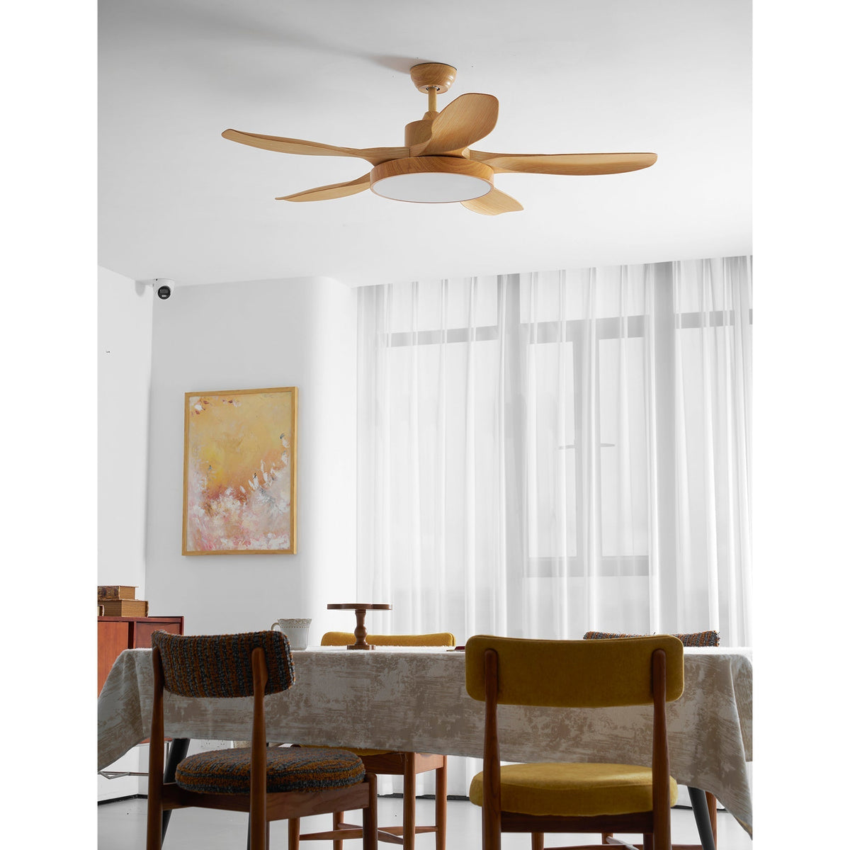 Teriinena ventilator de tavan cu lumină