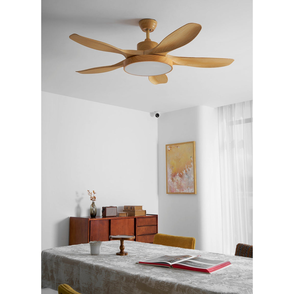 Teriinena ventilator de tavan cu lumină