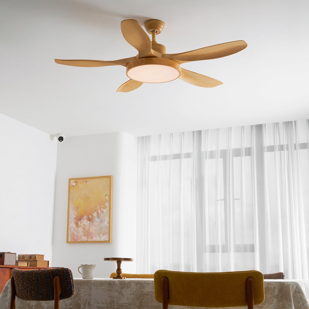 Teriinena ventilator de tavan cu lumină
