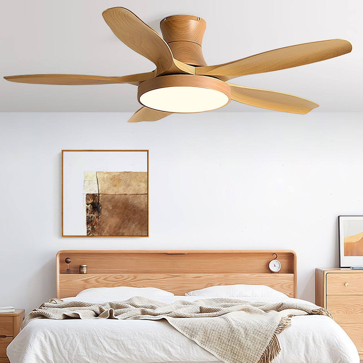 Teriinena ventilator de tavan cu lumină