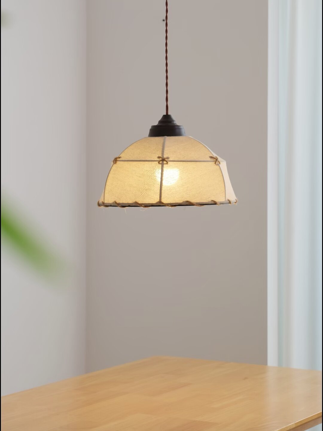 Graftford Lampă suspendată din material textil