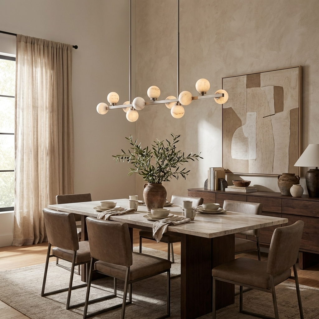 Aldenford Candelabru din alabastru